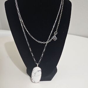 Kendra Scott Silver Reid Necklace